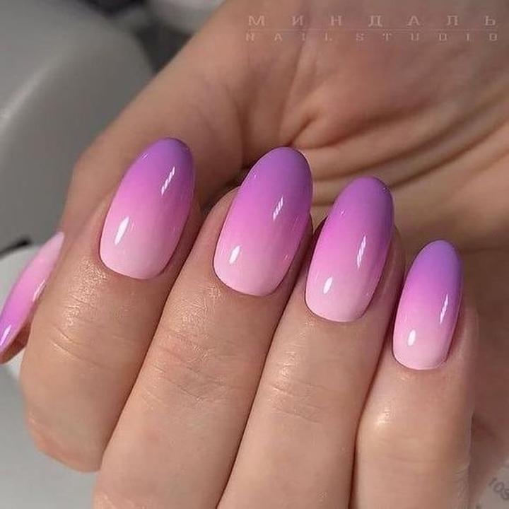 Fioletowe paznokcie na lato