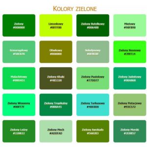 Jakie kolory doskonale współgrają z zielonym? Sprawdź najlepsze połączenia!